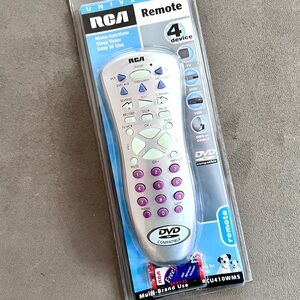RCA Universal Remote Control - 4 Device Multi-Brand Compatible